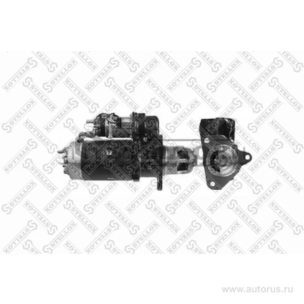 Стартер 24V, 6.2kW z11 вправоMB ACTROS 24V 6.2kW 11T RH STELLOX 8802007_SX