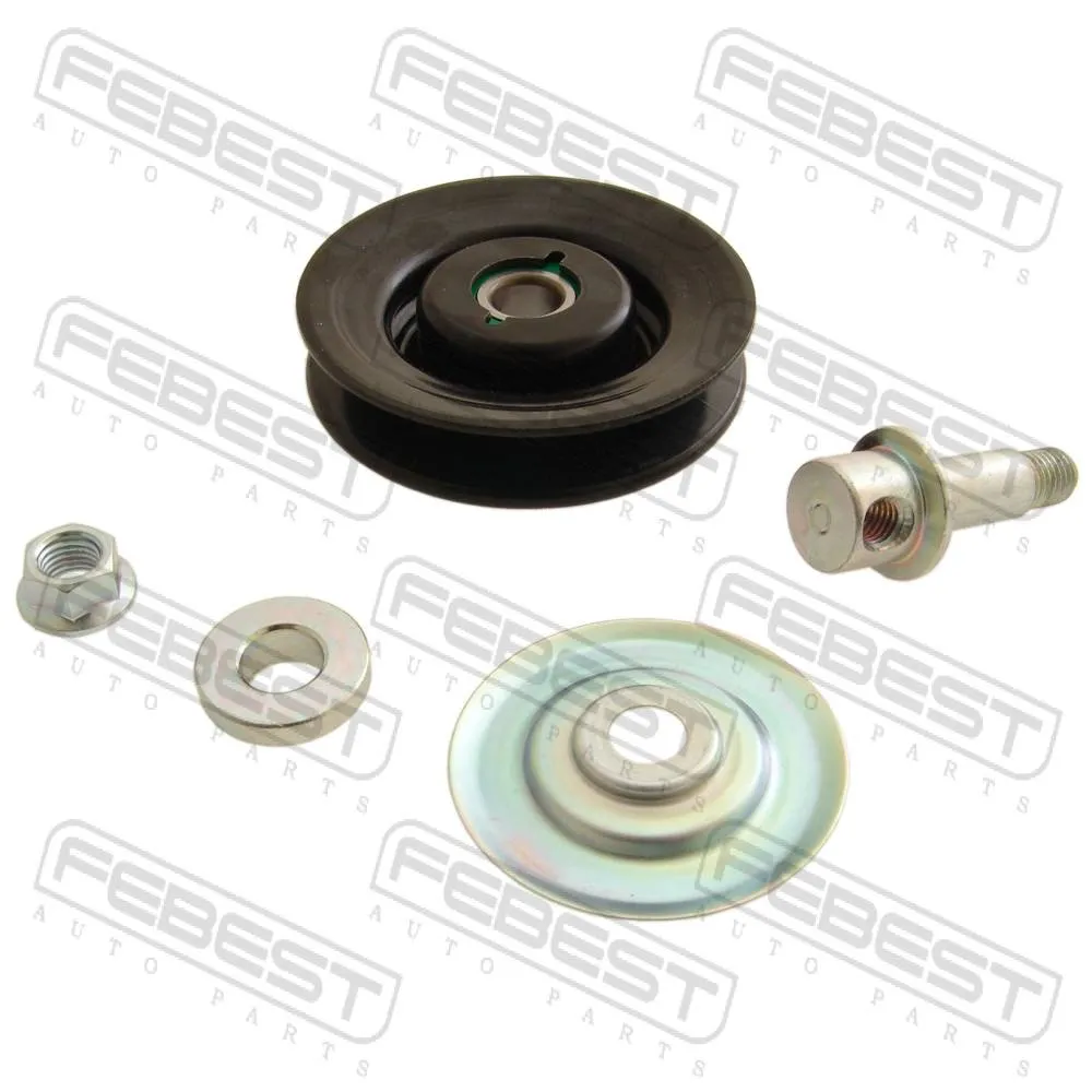 Ролик натяжной ремня кондиционера комплект TOYOTA LAND CRUISER 100 1998.01-2007.09 FEBEST 0187-KR42