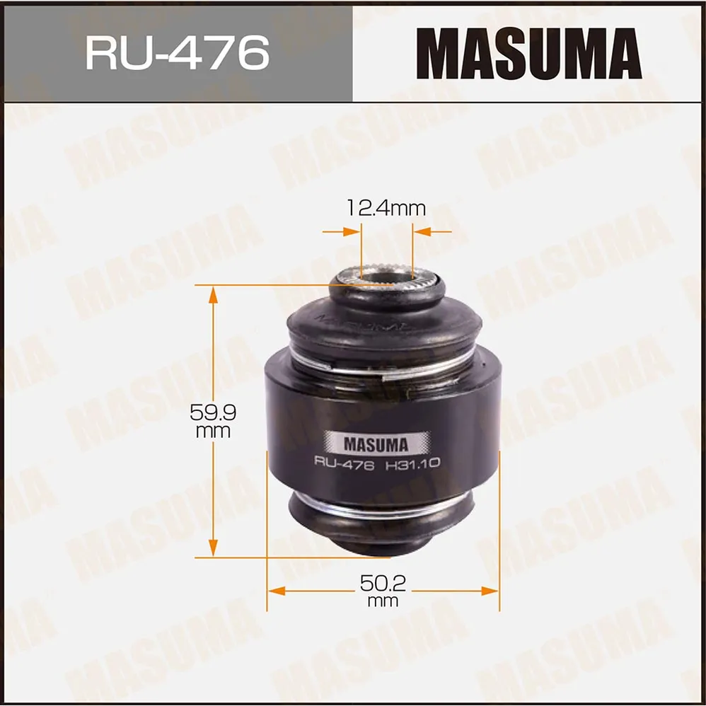 Сайлентблок TOYOTA AURIS MASUMA RU-476