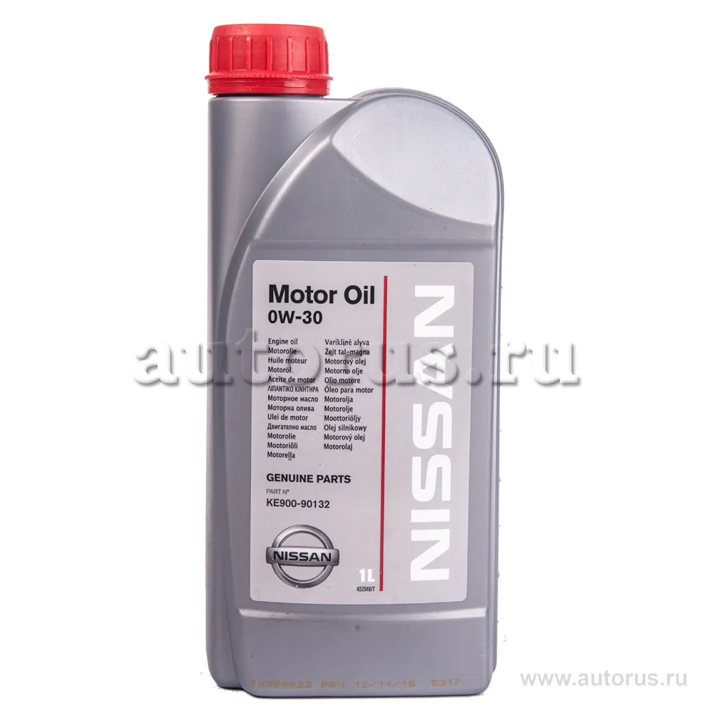 Масло моторное NISSAN Motor Oil 0W-30 синтетическое 1 л KE900-90132R