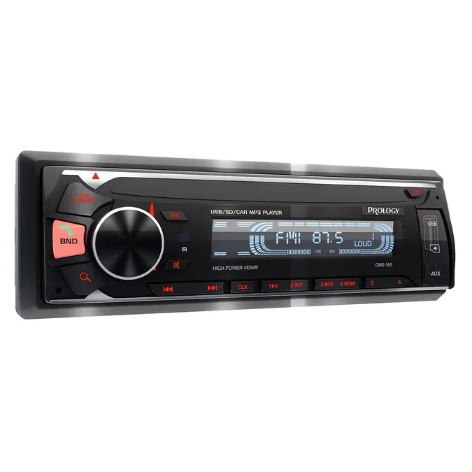 Автомагнитола PROLOGY CMX-165 ,USB, AUX ,BT,красный свет