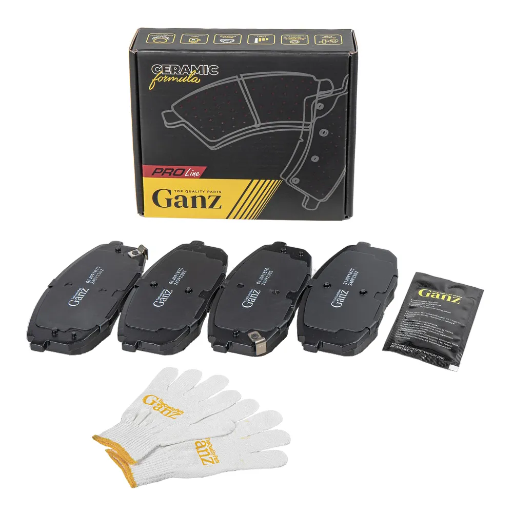 Колодки тормозные передние PRO-Line Ceramic для HYUNDAI Creta GANZ GIJ09187C