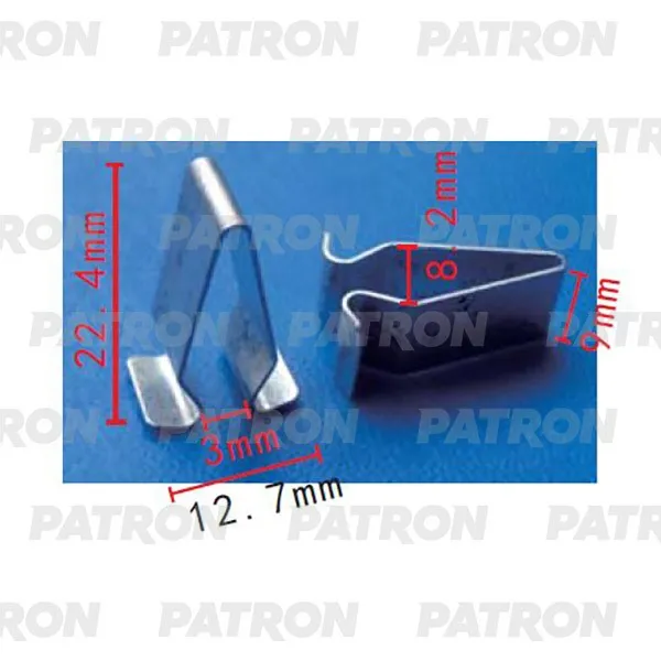 Скоба крепежная Audi Seat Skoda VW Применяемость: Скоба L1=22.3, L PATRON P372237