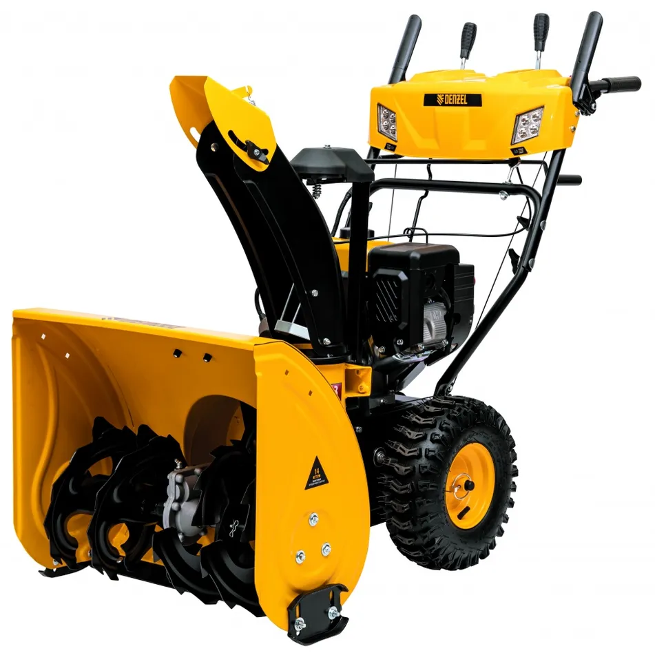 Бензиновая снегоуборочная машина SBM 610S PRO, 212cc, эл.старт, фара, обогрев// Denzel 97654