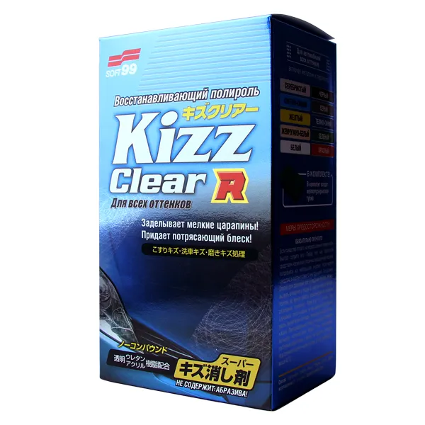 Полироль для кузова устранение царапин Soft99 Kizz Clear унивесальный, 270 мл SOFT99 10397