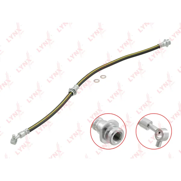 Шланг тормозной передний L NISSAN Cube(Z12) 09-19 / Tiida(C11) 07-12 LYNXauto BL-4127