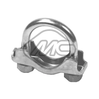 ХОМУТ ГЛУШИТЕЛЯ D48MM U УСИЛЕННЫЙ, ТОЛЩИНА ПРОВОЛКИ 10MM, ГАЙКА МЕДЬ Metalcaucho 00594