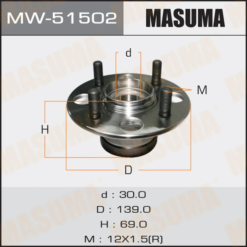 Ступичный узел MASUMA MW-51502