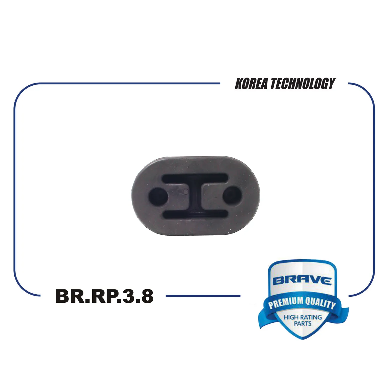 Резинка кpепления глушителя Daewoo Nexia BRAVE BR.RP.3.8