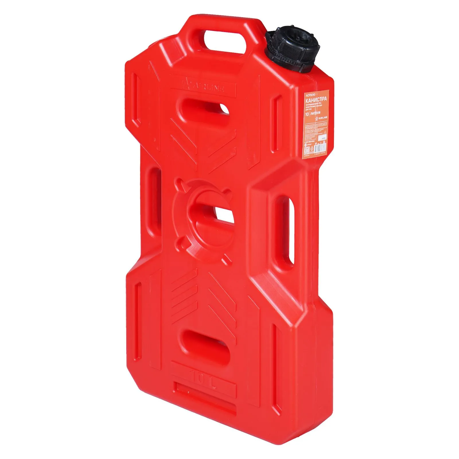 Канистра экспедиционная 10л, пластиковая, красная AIRLINE ACFS010