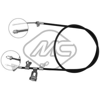 Трос ручника TOY YARIS VERSO ALL (DRUM BRAKE) SX-LH Metalcaucho 83473