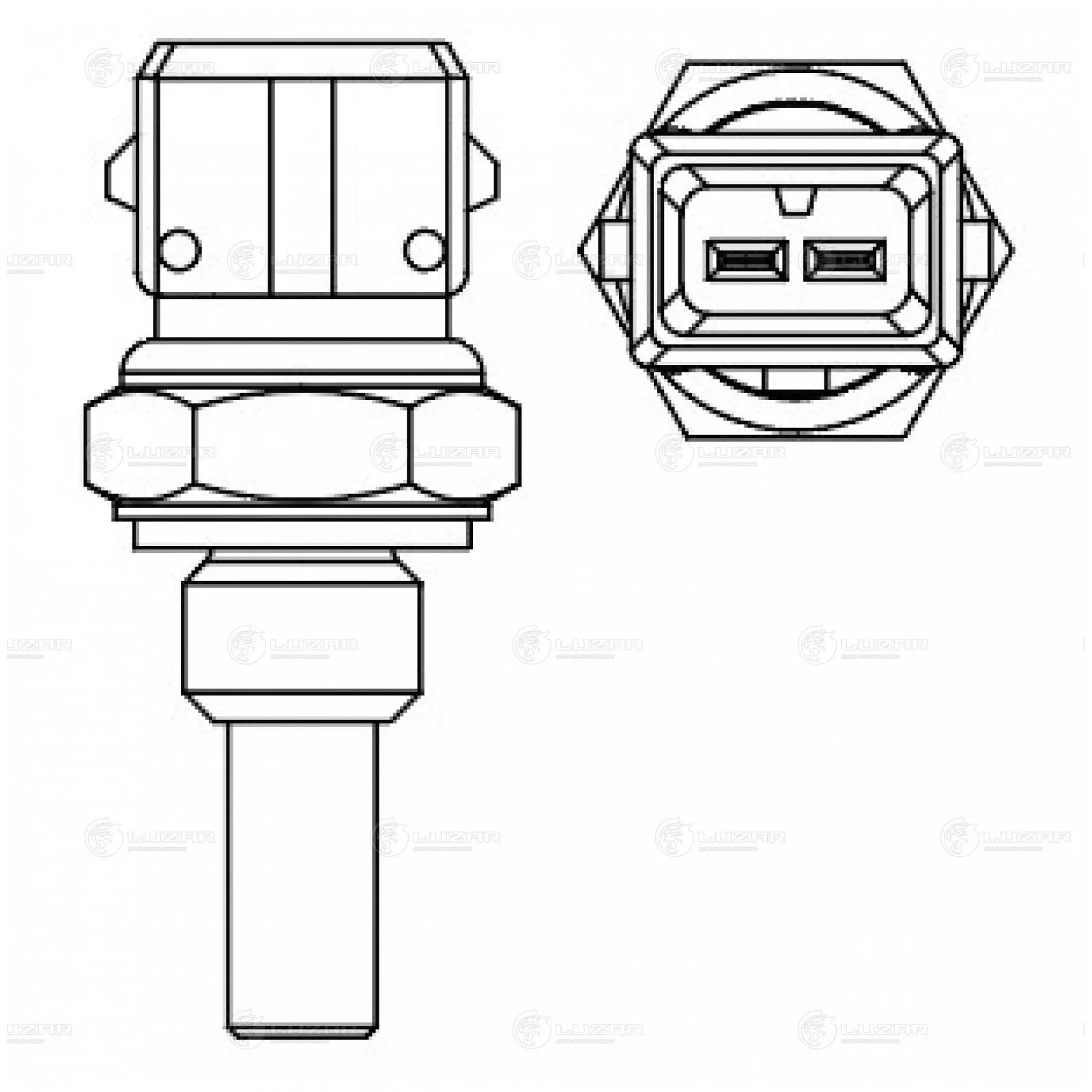Датчик температуры для Chery Tiggo (T11) (05-)/Tiggo FL (13-)/Fora (A21) LUZAR LS 3011