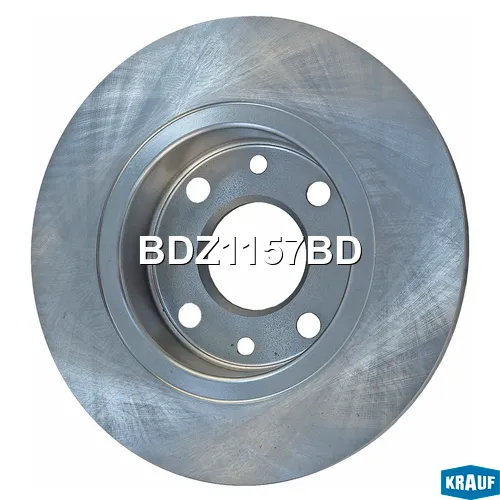 Диск тормозной KRAUF BDZ1157BD
