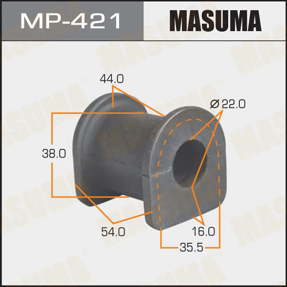 Втулка стабилизатора MITSUBISHI CHARIOT GRANDIS MASUMA MP-421