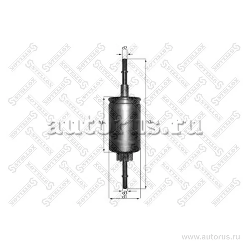 Фильтр топливный Ford Fiesta/Fusion, Mazda 2 1.25-2.0 02> STELLOX 21-00458-SX