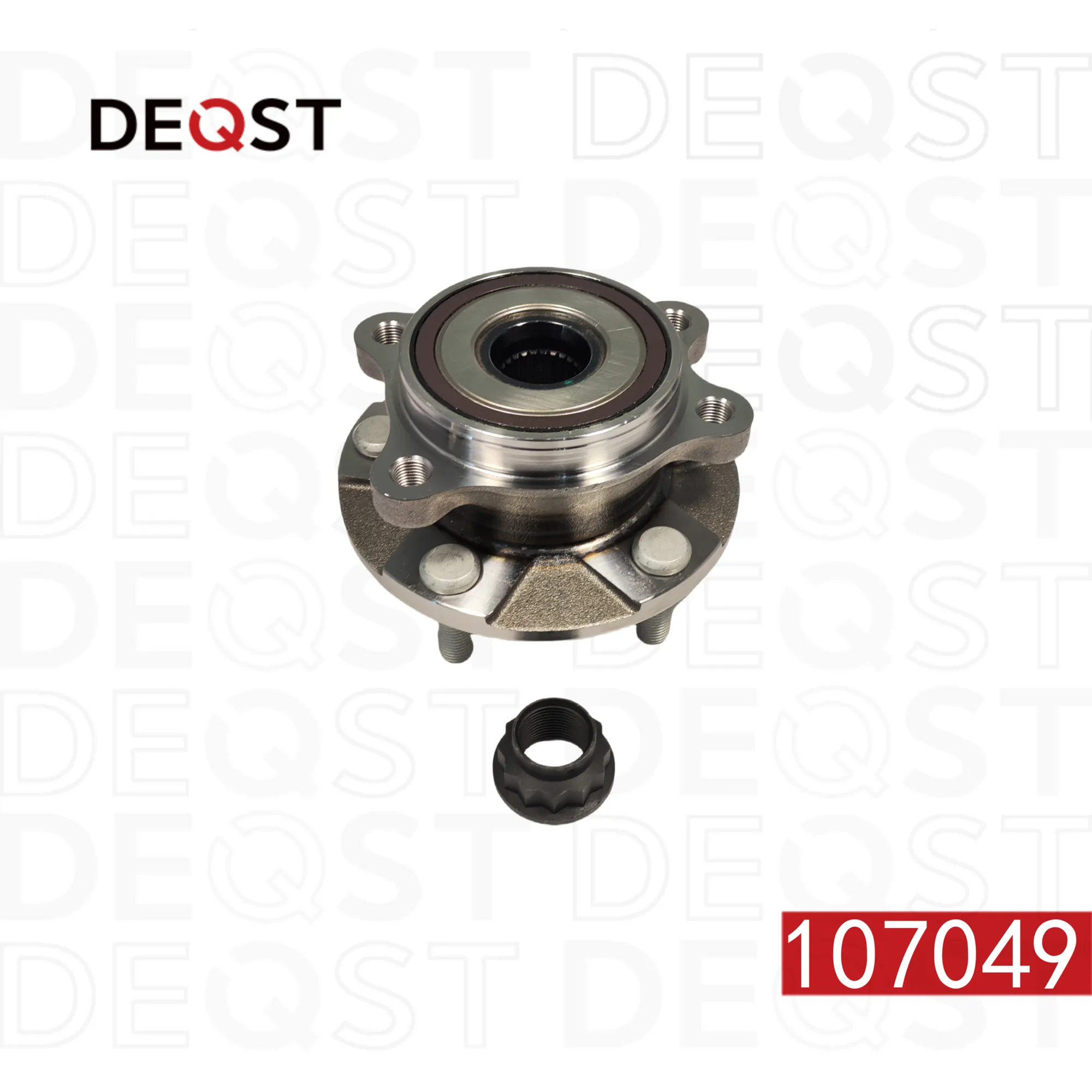 Ступица переднего колеса с подшипником, TOYOTA AVENSIS (T27) , TOYOTA COROLLA (E12) , TOYO DEQST 107049