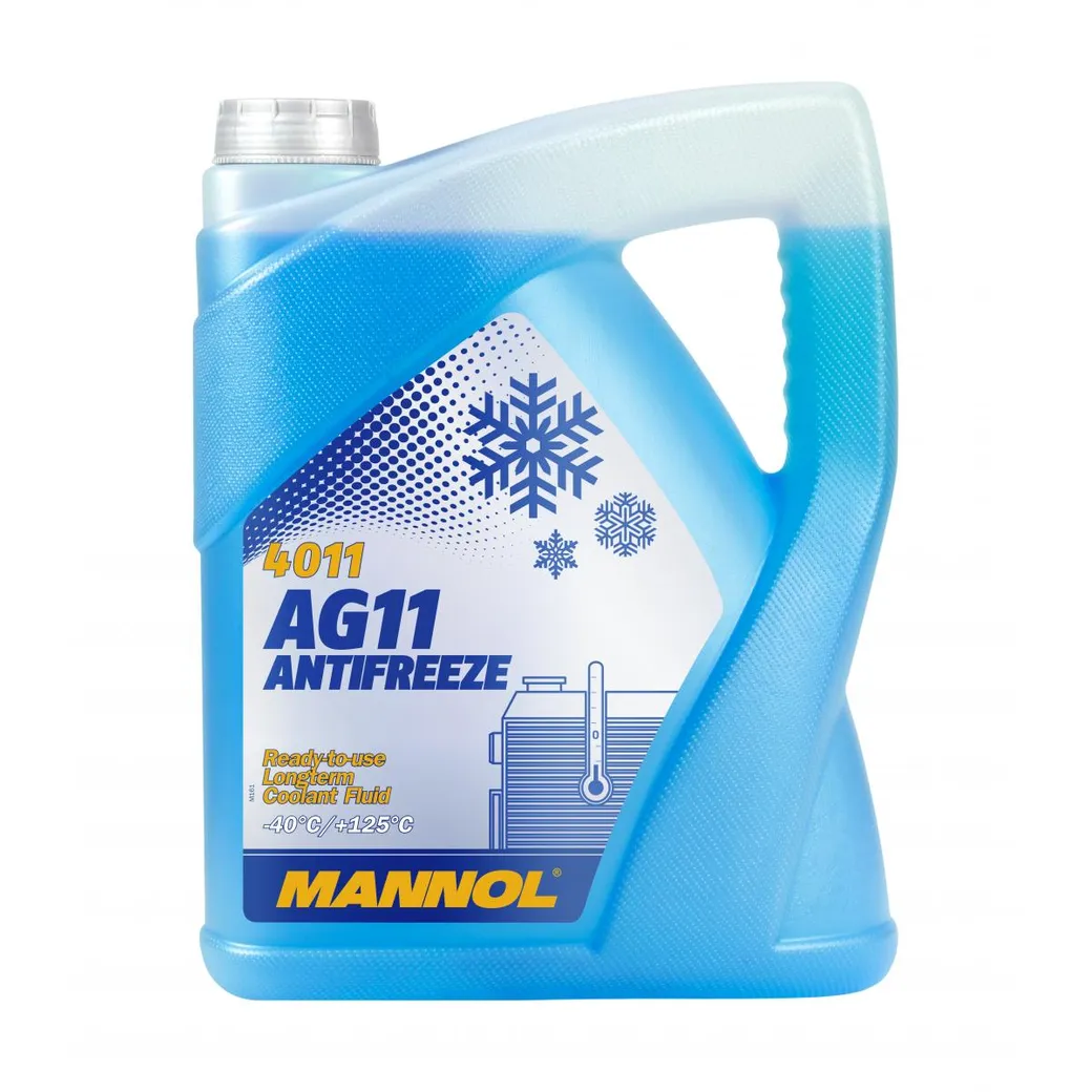 Антифриз MANNOL AG11 G11 готовый -40C синий 5 л 2037