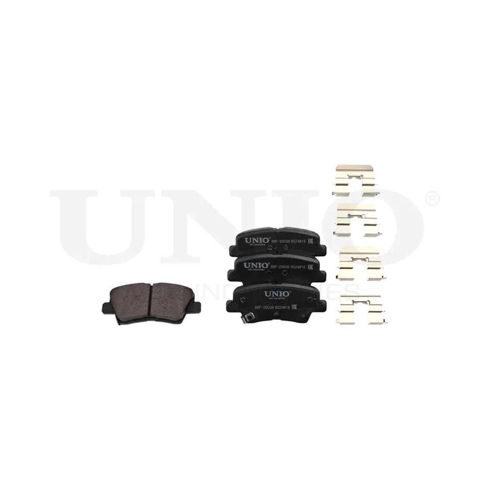 Колодки тормозные диск. задние Kia Rio IV 17-, Kia Seltos 19-, Hyundai Solaris II UNIO BRP-20038