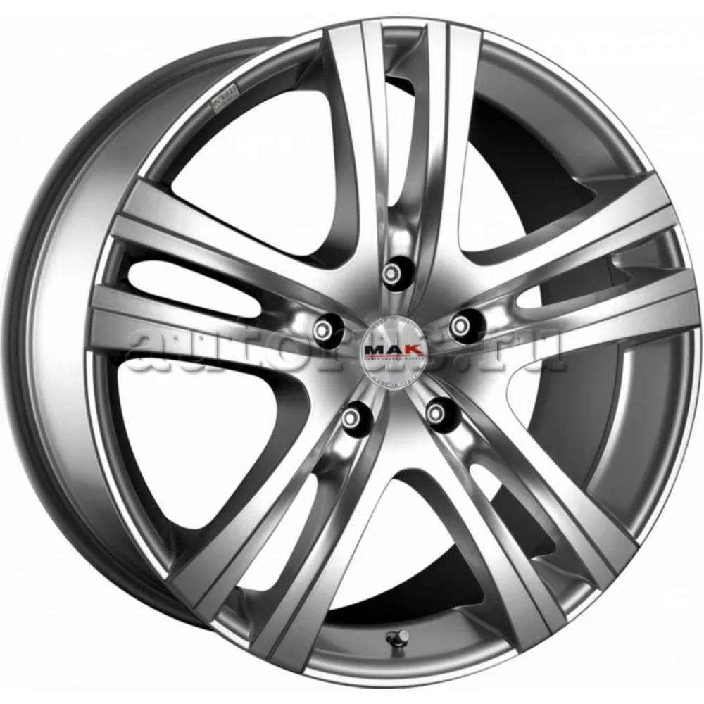 Диск литой R18 8J 5x114.3/60.1 ET40 MAK Aria Silver F8080ARSI40FP1X