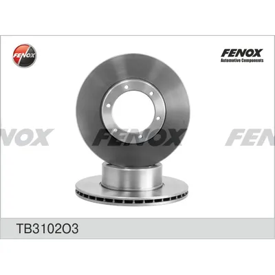 Диск тормозной ГАЗ-3302 вентил.(D100 мм, стобр.) FENOX TB3102O3