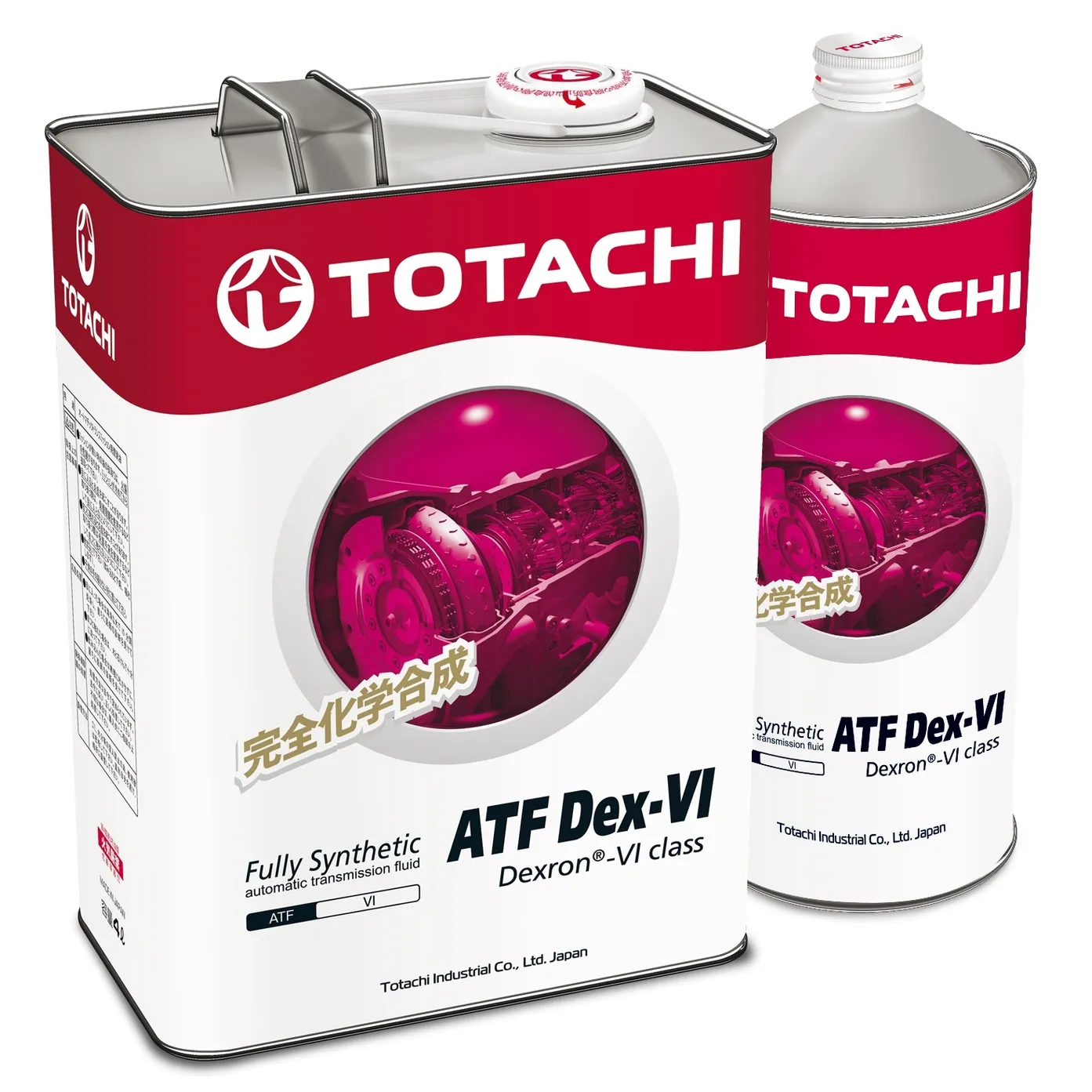 Масло трансмиссионное TOTACHI ATF Dex- VI синтетическое 4 л + 1 л 4589904922152