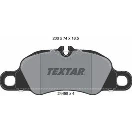 Комплект колодок дисковых TEXTAR 2445901