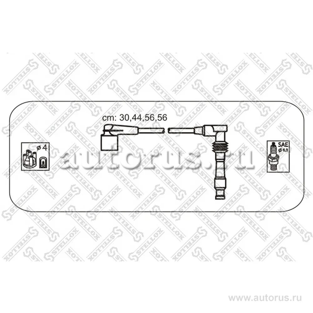 К-кт проводов Opel Astra/Vectra/Omega 1.4-2.0 92> STELLOX 1038449_SX