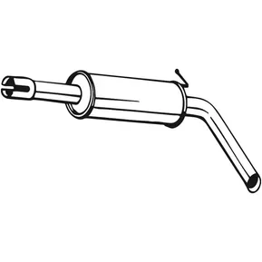 Глушитель центральный V.W. POLO 02-06 BOSAL 220-039