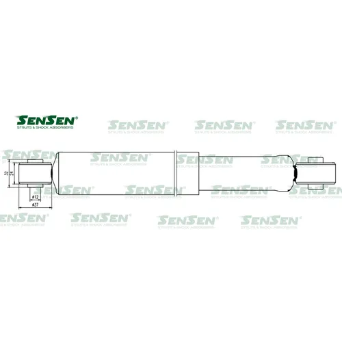 Амортизатор_зад. газ Daihatsu Terios II SENSEN 12120243