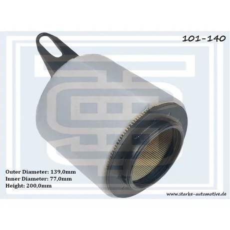 Фильтр воздушный BMW N43-N46 E81-E88 / E90-E93 STARKE 101-140