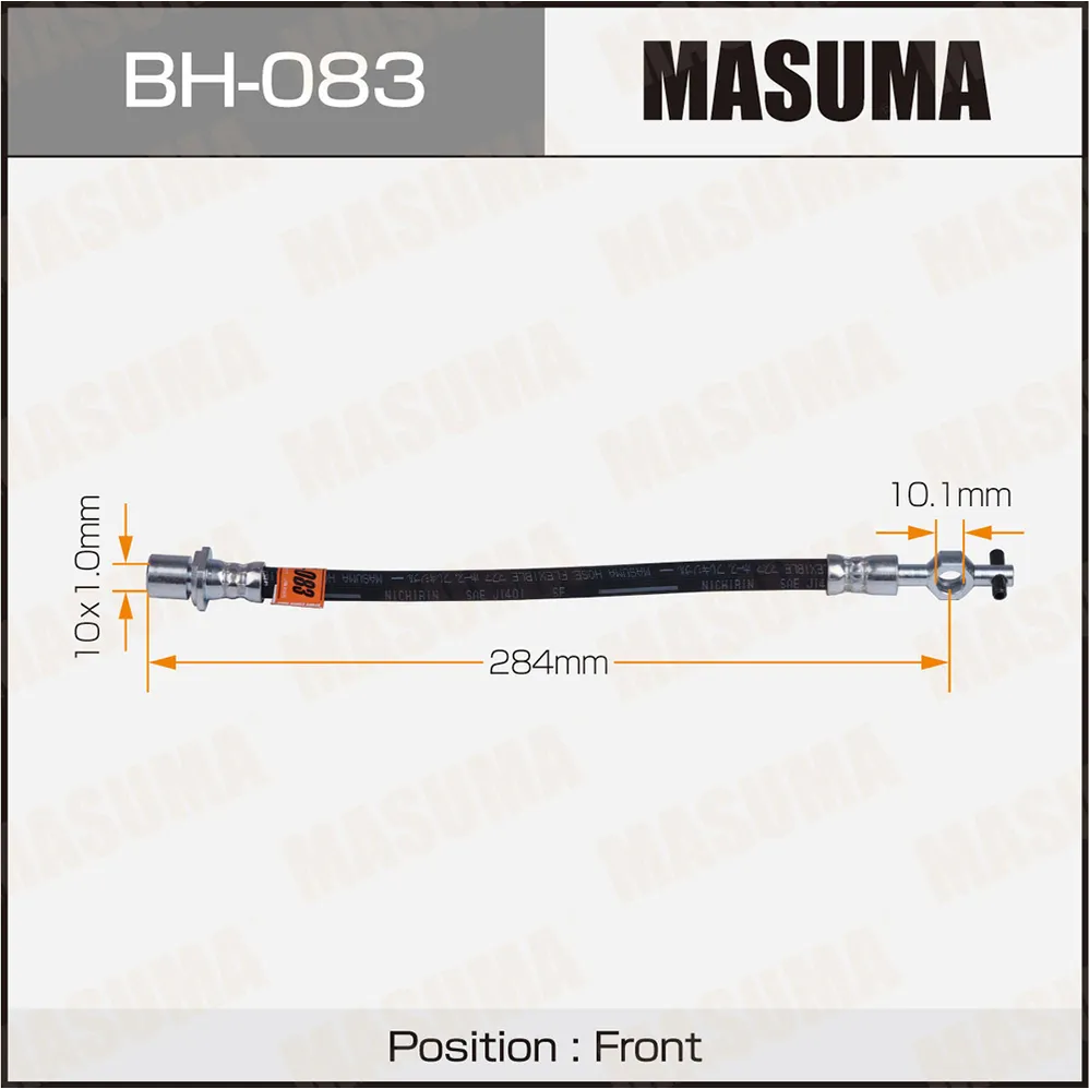 Шланг тормозной MASUMA BH-083