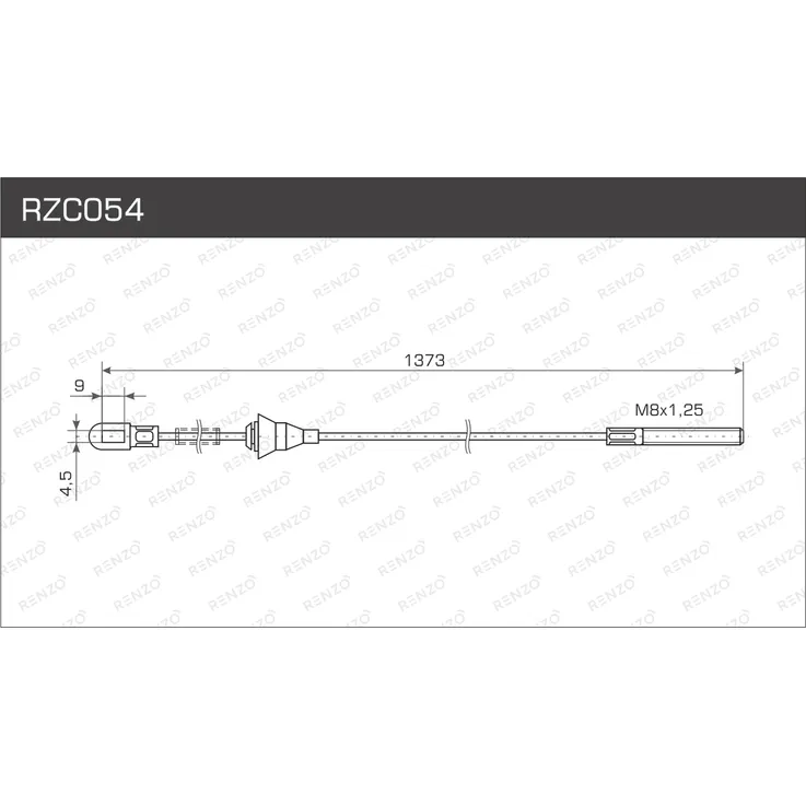 Тросы стояночного тормоза RENZO RZC054