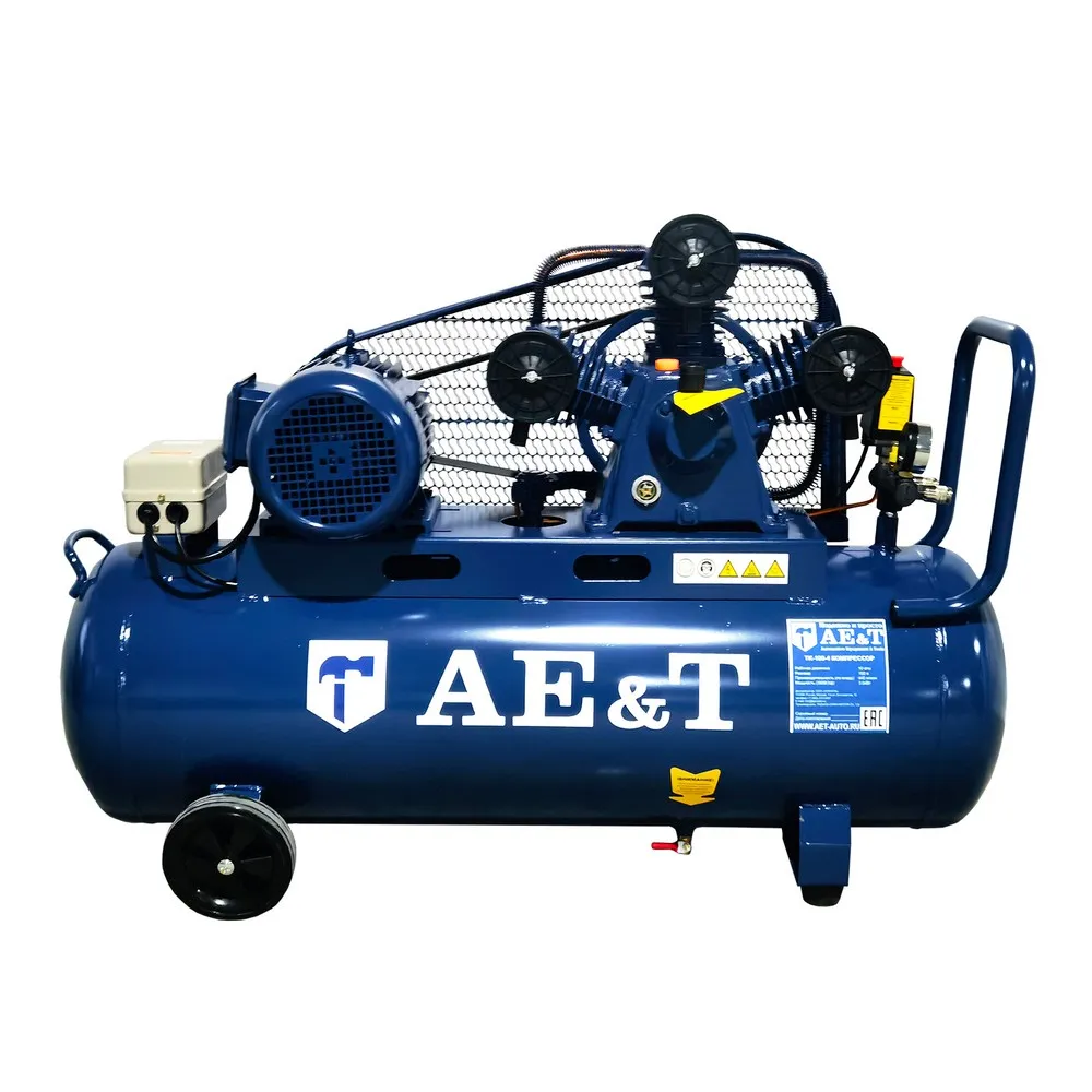 Компрессор 100л 440л/мин 380В AE&T TK-100-4