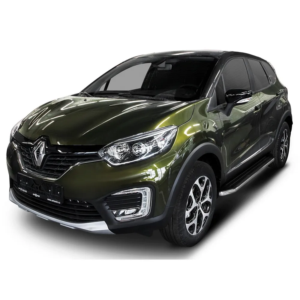Порог-площадка Premium A173ALP + комплект крепежа, RIVAL, Renault Kaptur 2016-2020 Renault Kaptur 2016-2020 A173ALP.4703.1