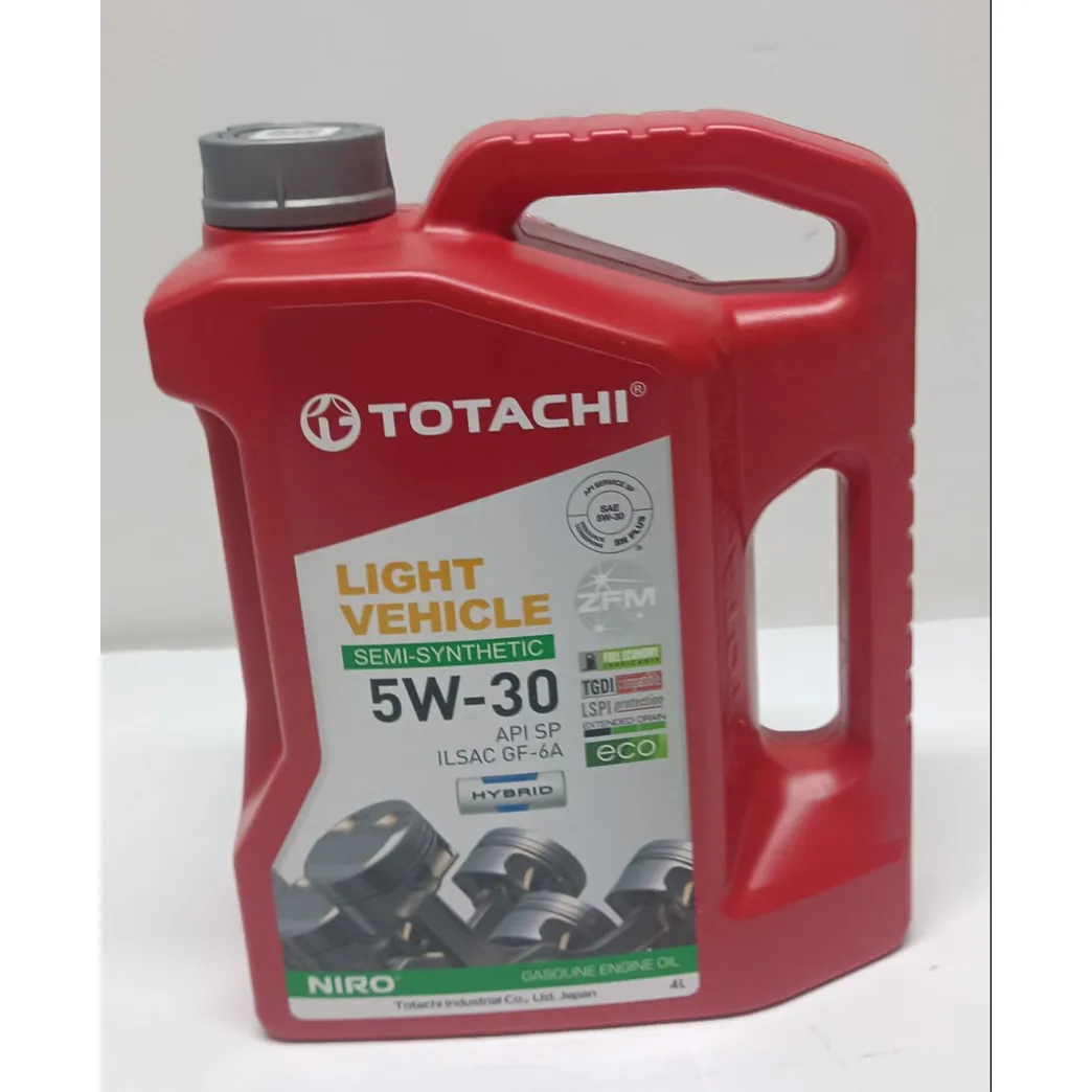 Масло моторное TOTACHI NIRO LV Semi-Synthetic API SN/CF 5W-30 полусинтетическое 4 л УЦЕНКА! 19504-N0