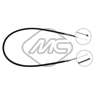 Трос ручника SEPHIA ALL SX-LH Metalcaucho 83954