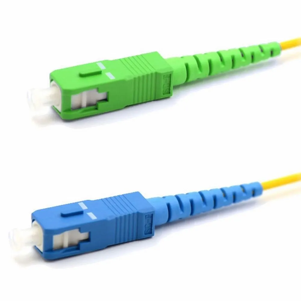 Патч-корд оптический переходной (SM), 9/125 (OS2), SC/APC-SC/UPC, (Simplex), LSZH, 15 м REXANT 50-2063
