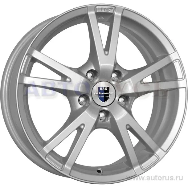 Диск литой R16 6.5J 5x110/65.1 ET37 КИК Вольт блэк платинум 29178