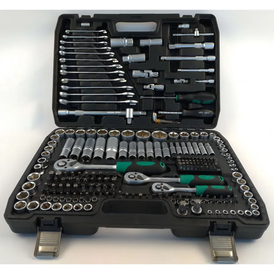 ЧЕМОДАН Набор инструмента (216 предметов) Сервис ключ 71216