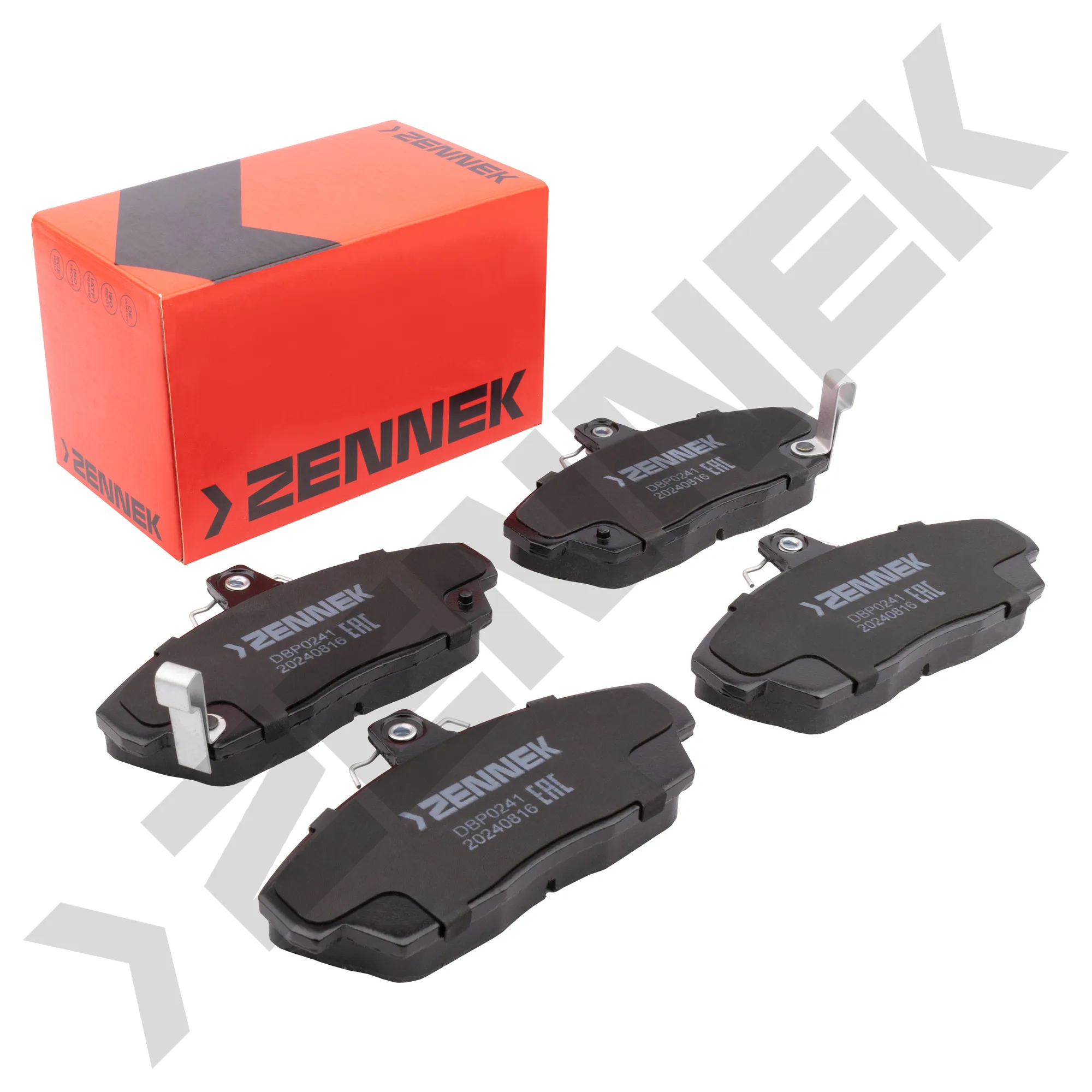 Колодки тормозные дисковые передние HONDA CIVIC 94-01, ZENNEK DBP0241
