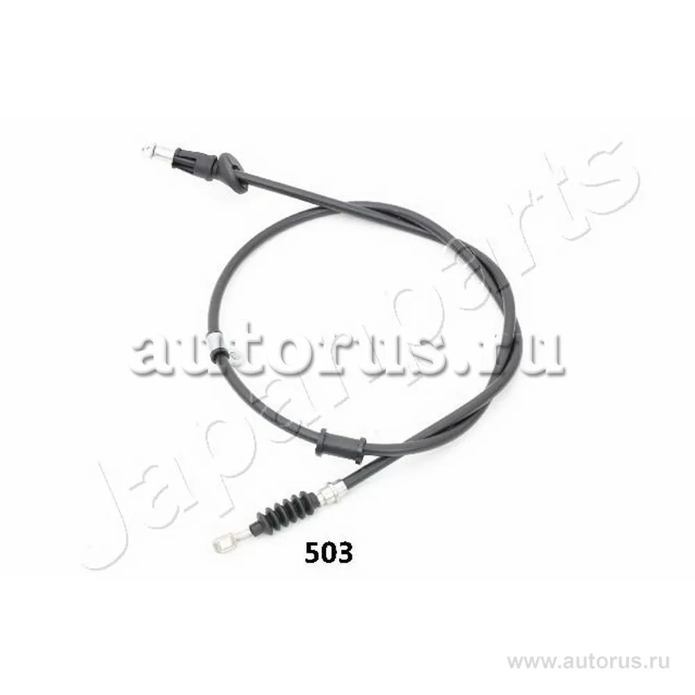 Трос ручного тормоза, левый Mitsubishi Space Star 98-2002 (disk) L1563 mm JAPANPARTS BC503