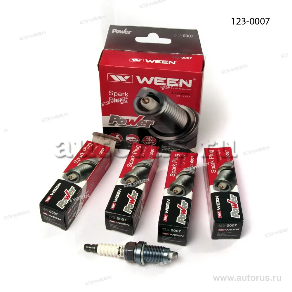 Свеча зажигания Power, иридиевая AUDI, BMW, CHEVROLET, DAEWOO, FORD, MAZDA, NISSAN, WEEN 123-0007