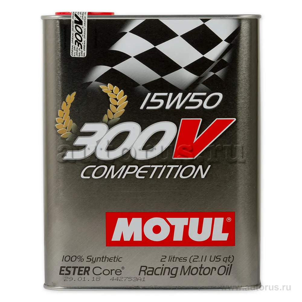 Масло моторное Motul 300V Competition 15W-50 2 л 104244