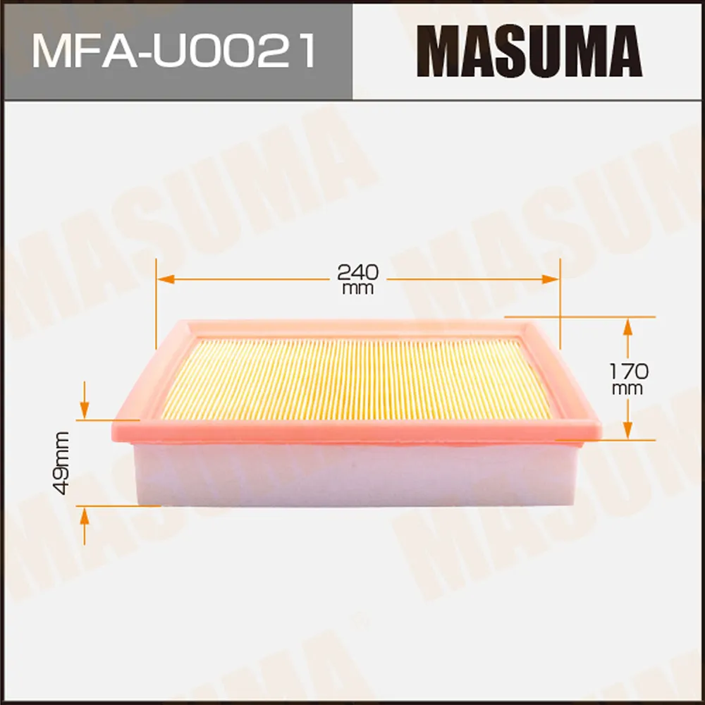 Фильтр воздушный MASUMA MFA-U0021