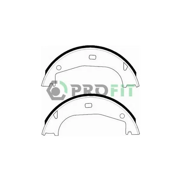 Колодки тормозные бараб._BMW 3 SERIES E36 90-99, Z3 95-03 REAR Profit 50010546