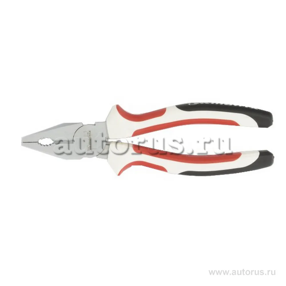 Плоскогубцы WHite Nickel, 200 мм, никелированные, трехкомпонентные рукоятки MATRIX 17076