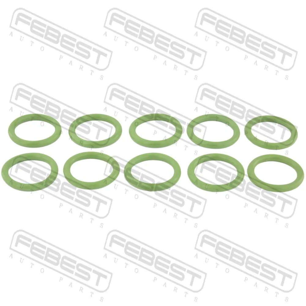 Кольцо уплотнительное трубки кондиционера (10 шт. в упаковке) FEBEST RINGAH-027-PCS10