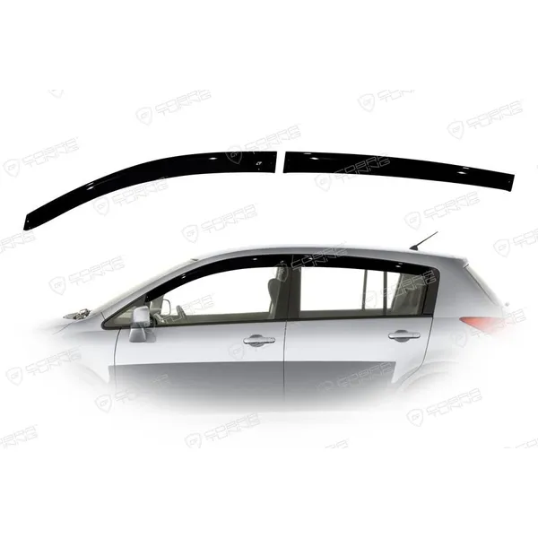 Дефлектора на окна Nissan Tiida Hb (C11) 2004EuroStandard деф.окон Cobra Tuning NE11504