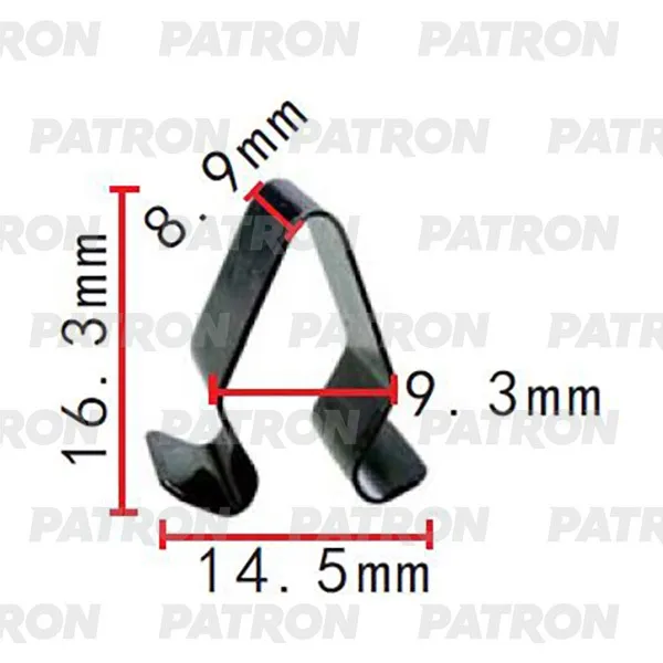 Зажим Скоба VW Skoda Seat Audi Mercedes PATRON P37-2324