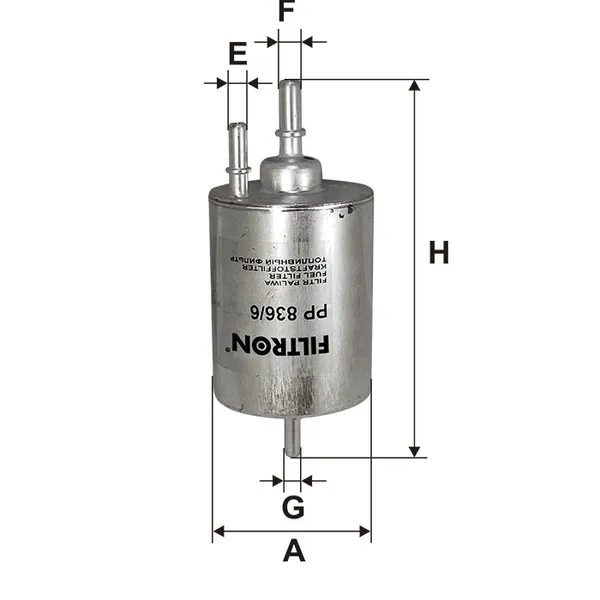 Фильтр топливный FILTRON PP836/6